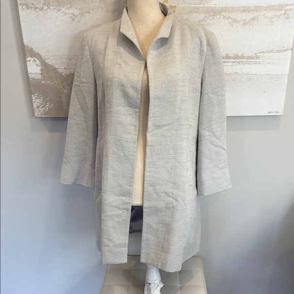 Eileen Fisher Elegant Gray Women's Coat size Large - Picture 1 of 7